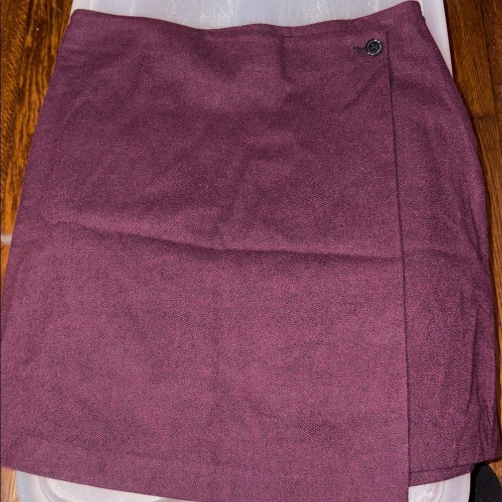 Banana Republic Burgundy and Black Skirt